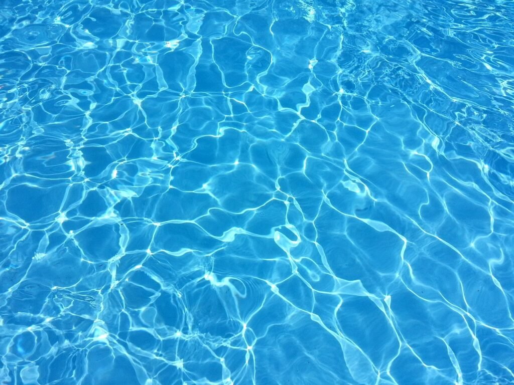 water, swimming pool, nature, wave, pool, reflections, basin, blue water, summer, sunny